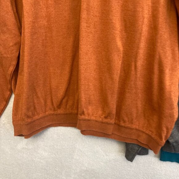 Lot of 3 ST CROIX Shop Polo Sweaters Mens XL Blue Orange Henley Long Sleeve USA - Picture 14 of 16